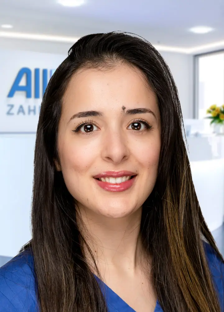 Portrait zahnmedizinische Prophylaxeassistenz Jihen Ghoul (AllDent Stuttgart)