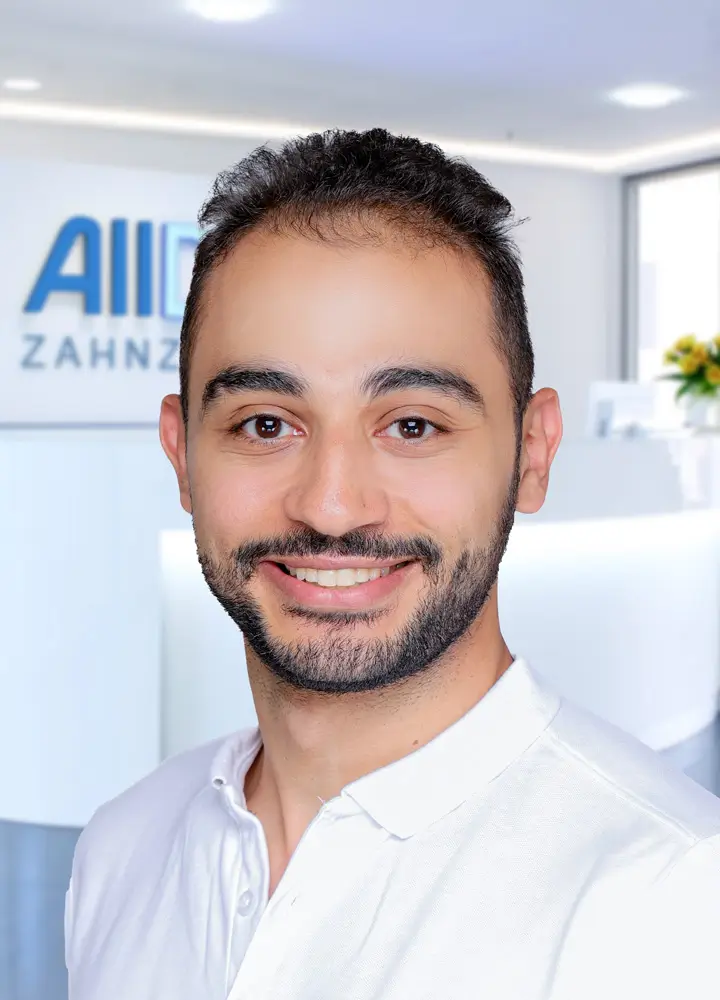 Portrait Zahnarzt Mohamed Moussa (AllDent Stuttgart)