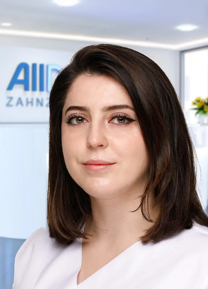 Portrait Zahn&auml;rztin Miranda Sadiku (AllDent Stuttgart)