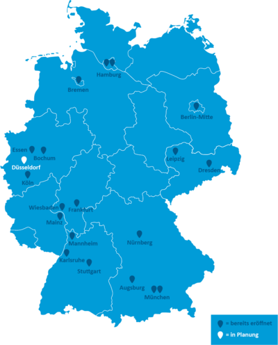 Deutschlandkarte AllDent 