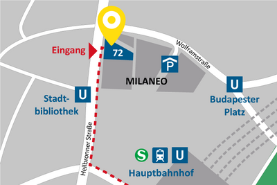 Stadtkarte AllDent Stuttgart