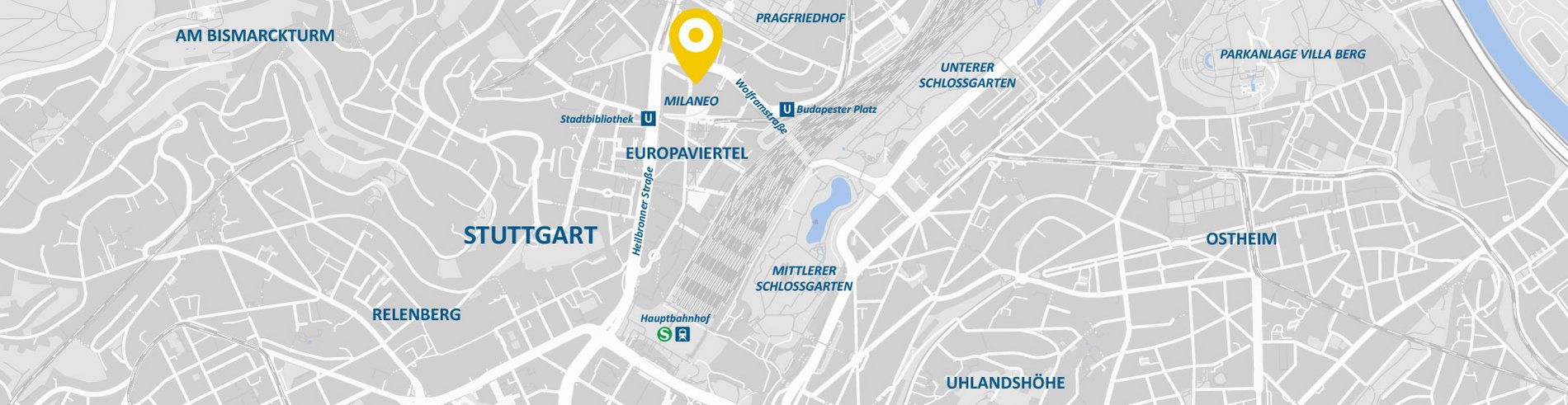 Stadtkarte AllDent Stuttgart 