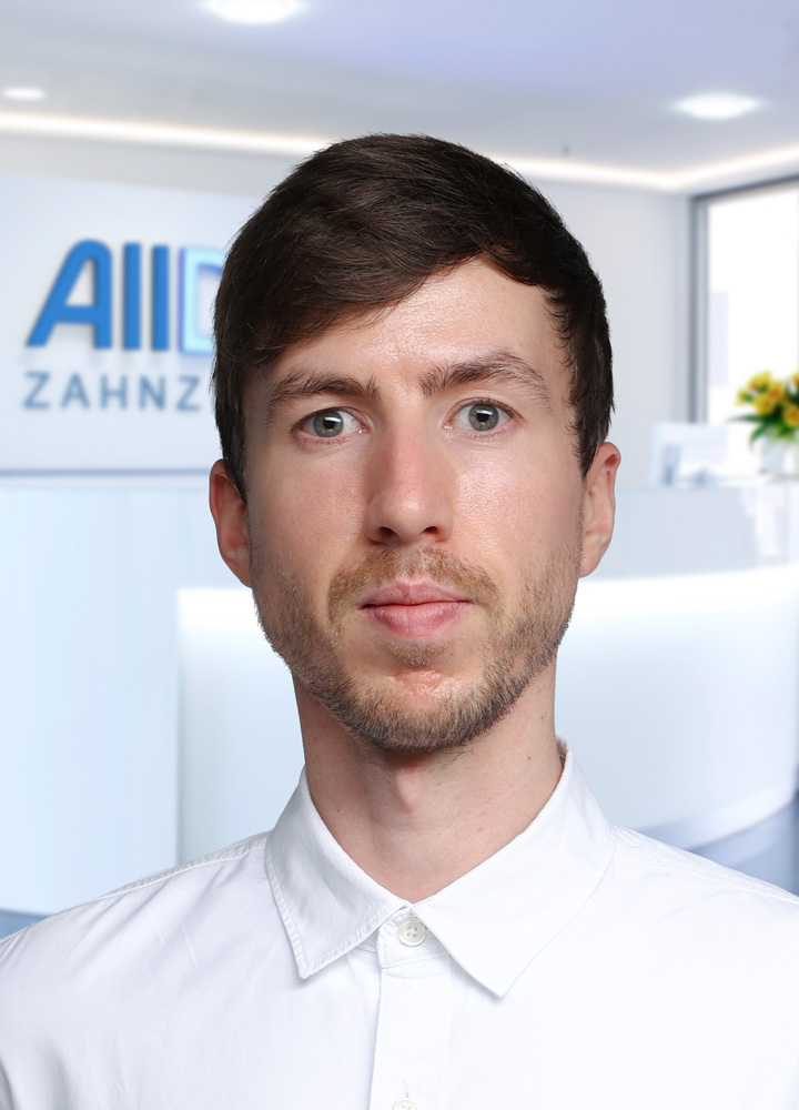 Portrait Zahnarzt Niklas Häusele (AllDent Stuttgart)
